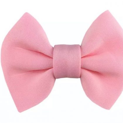 Pink bow clip